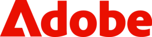adobe wordmark red